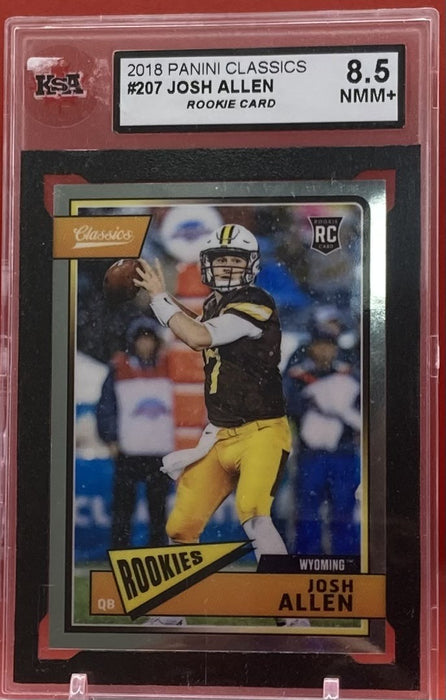 Josh Allen - 2018 PANINI CLASSICS #207 KSA 8.5 NMM+