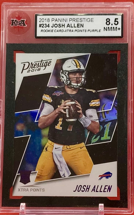 Josh Allen - 2018 PANINI PRESTIGE XTRA POINTS-PURPLE #234 KSA 8.5 NMM+