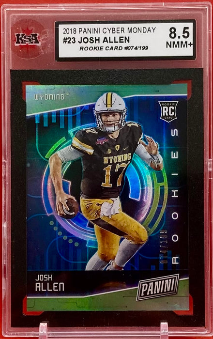 Josh Allen - 2018 PANINI CYBER MONDAY 074/199 #23 KSA 8.5 NMM+