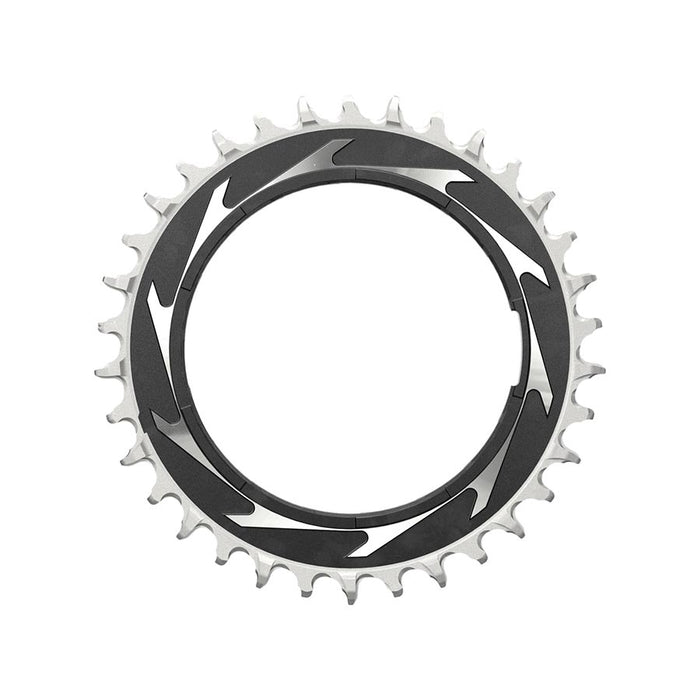 SRAM, Eagle T-Type Thread Mount 3mm Offset, Chainring, Teeth: 34, Speed: 12, BCD: Thread Mount, Aluminum, Black