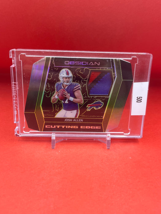 Josh Allen - 2018 Obsidian Cutting Edge - Player Worn Patch 8/10