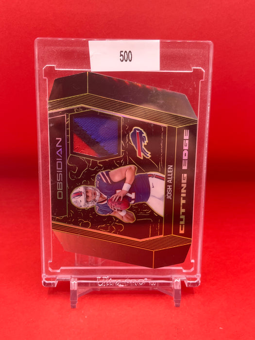 Josh Allen - 2018 Obsidian Cutting Edge - Player Worn Patch 8/10