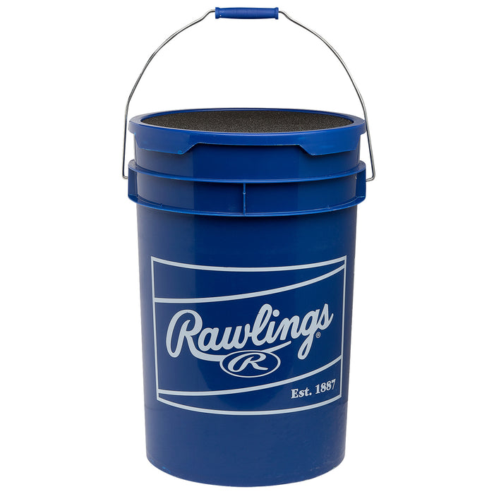 RAWLINGS SEC BLUE 6 GALLON BALL BUCKET - 6 PACK