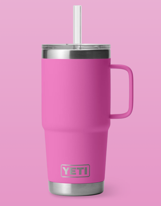 YETI RAMBLER 25oz STRAW MUG