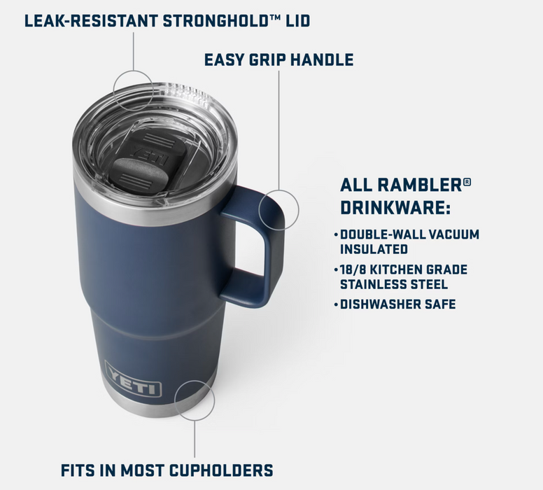 YETI RAMBLER 20oz TRAVEL MUG