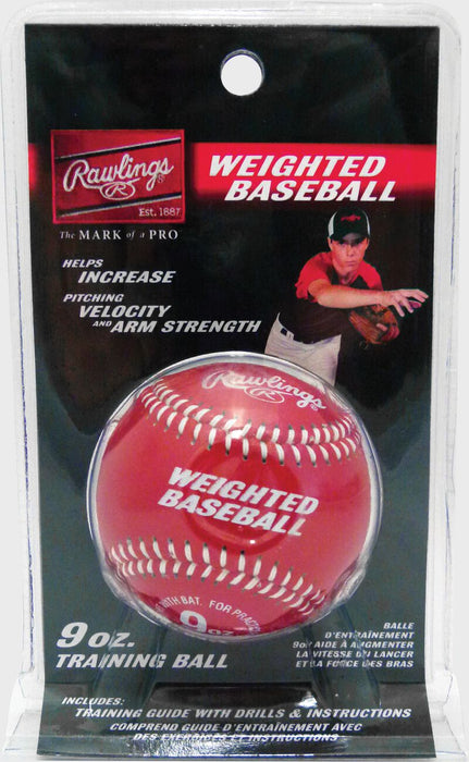 RAWLINGS WEIGHTED TRAINING BASEBALL 9OZ