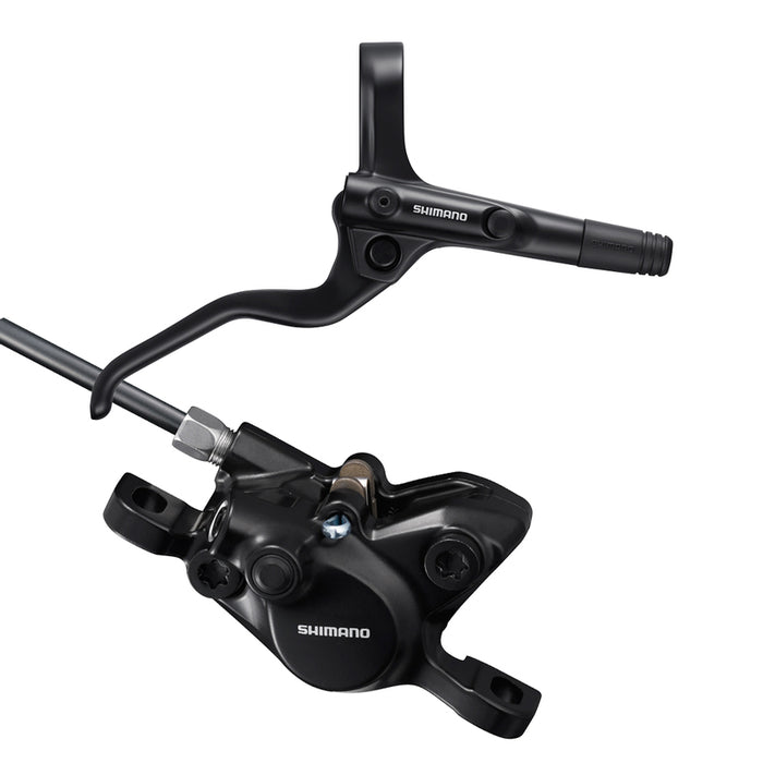 DISC BRAKE ASSEMBLED SET  BL-MT201(R)  BR-MT200(R)  BLACK  W/O ADAPTER  RESIN PAD (W/O FIN)  SM-BH59-SS BLACK 1700 MM BLACK