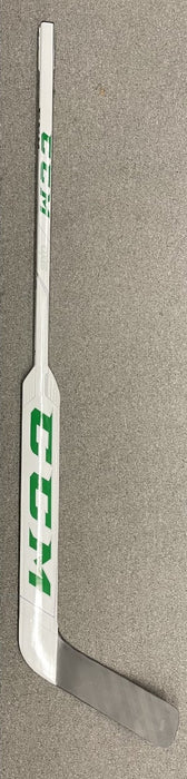 CCM Axis pro goal stick - Int White/Green 24" Regular