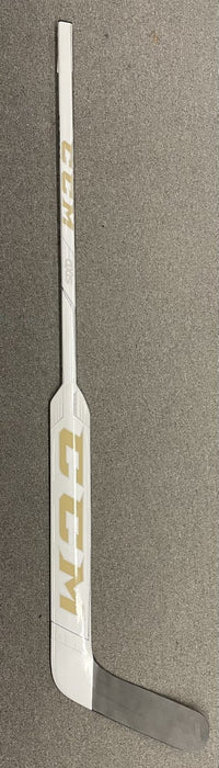 CCM Axis pro goal stick - Int White/Gold 24" Regular